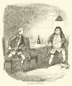 Illustration för Tristram Shandy av after George Cruikshank