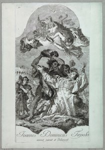 Sankt Stefans martyrskap av after Giovanni Battista Tiepolo