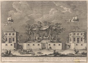 Seconda Macchina för Chinea 1759: En "Deliziosa" med en Bacchanal