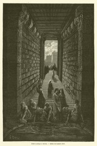Forntida cistern i Merida av Gustave after Dore