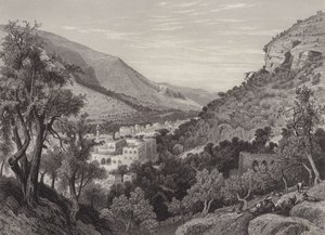 Nablus, det antika Sikem av after Harry Fenn