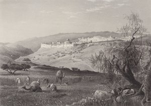 Staden Jerusalem av after Harry Fenn