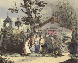 En minister och hans familj av after Henri Bonaventure Monnier