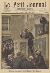 En skandalös session i den franska deputeradekammaren