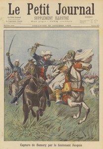 Capture of Samory Toure av löjtnant Jacquin