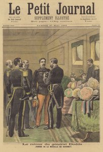 General Dodds tar emot Dahomey-medaljen när han återvände till Frankrike av after Henri Meyer