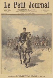 General de France, ny befälhavare för den franska arméns första kår, går in i Lille av after Henri Meyer