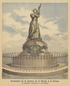 Monument till minne av hundraårsdagen av att Savoyen blev en del av Frankrike