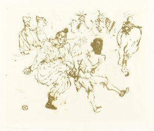 Footit och Chocolat (Footit et Chocolat) av after Henri de Toulouse Lautrec