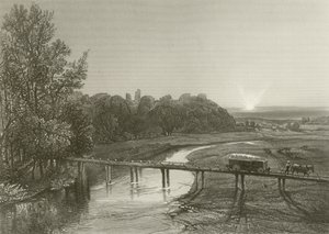 Tutbury slott av Henry after Warren