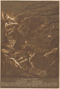 Kristus på Oljeberget av after Jacopo Bassano John Baptist Jackson