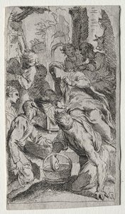 Födelsekyrkan av after Jacopo Palma il Giovane