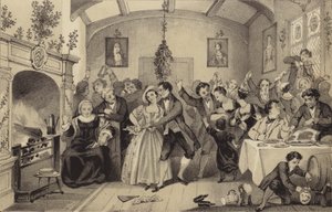 Gamla julfestligheter av James Stephanoff