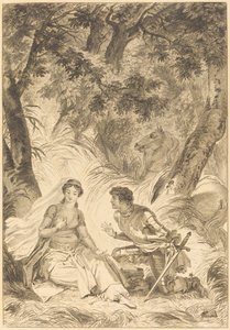 Bruden till kungen av Garbe: Riddaren av after Jean Honoré Fragonard
