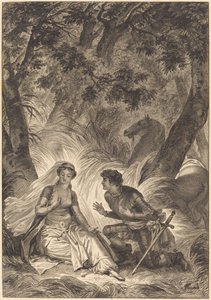 Bruden till kungen av Garbe: Riddaren av after Jean Honoré Fragonard