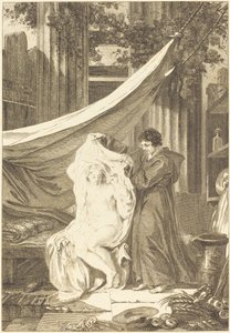 Eremiten (Djävulen i helvetet) av after Jean Honoré Fragonard