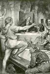 Beowulf svarar högmodigt till Hunferth
