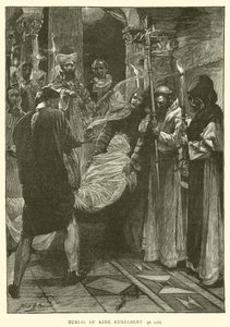 Begravning av kung Ethelbert av after John Henry Frederick Bacon