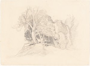 Landskap med träd av after John Sell Cotman British 19th Century