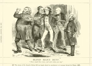 Blindbock av after John Tenniel