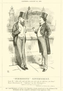 Tillåtande regering av after John Tenniel