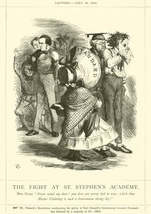 Kampen vid St Stephens Academy av after John Tenniel