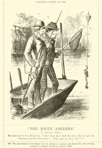 The Jolly Anglers, A Holiday Idyll av after John Tenniel