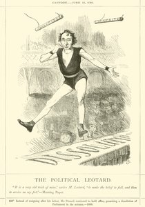 Den politiska leotarden av after John Tenniel