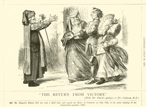 Återkomsten från segern av after John Tenniel