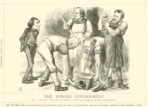 Den starka regeringen av after John Tenniel