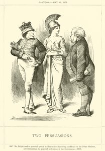 Två övertalningar av after John Tenniel