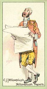 C J Yellowplush, Yellowplush Papers (chromolitho) av after Joseph Clayton Clarke