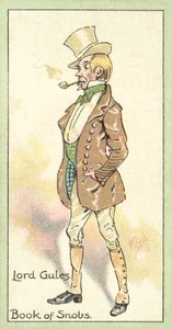 Lord Gules, Snobbens bok (chromolitho) av after Joseph Clayton Clarke