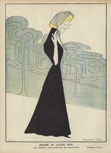 Madame De Latude (GYP), Illustration för Le Rire