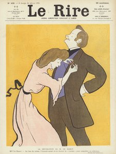 Utsmyckningen av Mr le Bargy. Illustration för Le Rire
