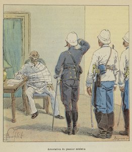 Gripande av premiärministern av after Louis Charles Bombled