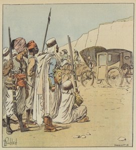 Denna bil förvånade araberna mycket av after Louis Charles Bombled