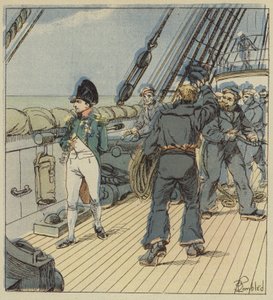 Till en början visade besättningen stor nyfikenhet av after Louis Charles Bombled