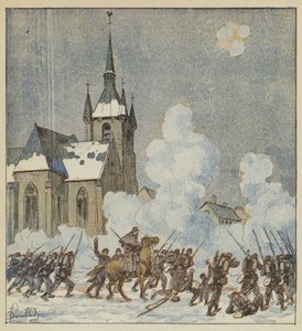 Patays försvar av 75:e mobilerna av after Louis Charles Bombled