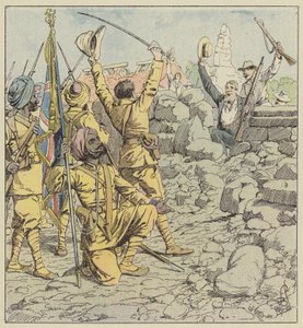 Utfärdande av legationer, inträde av sikher av after Louis Charles Bombled