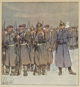 Berövande av några preussiska trupper av after Louis Charles Bombled