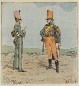 Scout och jägare till häst, unggarde 1813-1815