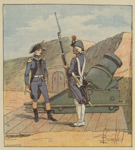 1787 gick Napoleon med i La Fere-regementet