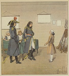 Eugene de Beauharnais gör anspråk på att Bonaparte misshandlade sin far av after Louis Charles Bombled