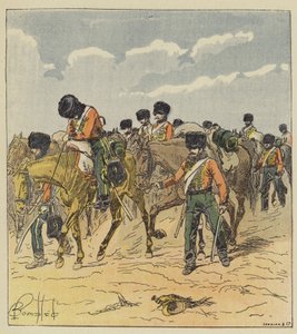Larmee korsade detta utrymme med svårighet av after Louis Charles Bombled