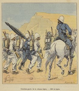 Ljuspelarens bakre skydd, 200:e raden av after Louis Charles Bombled
