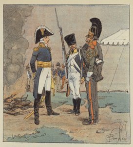 Marskalk Augereau, hertig av Castiglione av after Louis Charles Bombled