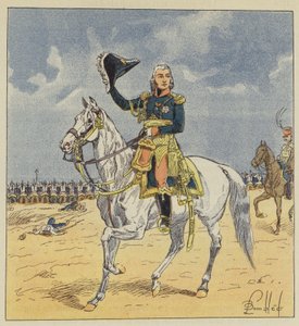 Marekalen Bessieres av after Louis Charles Bombled