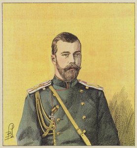 Nikolaus II, Rysslands kejsare av after Louis Charles Bombled