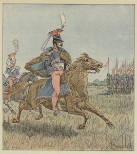Poniatowsky var den riktiga kungen av Polen av after Louis Charles Bombled